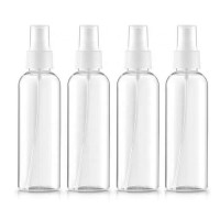 5ml-250ml Refillable Fine Mist Spray Bottle Plastic Sprayer Pump Bottles for Alcohol Disinfection, Sanitizer, Cleaning Purpose