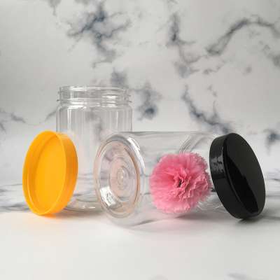 250ml 65*100 Food grade plastic PET clear bottle jar