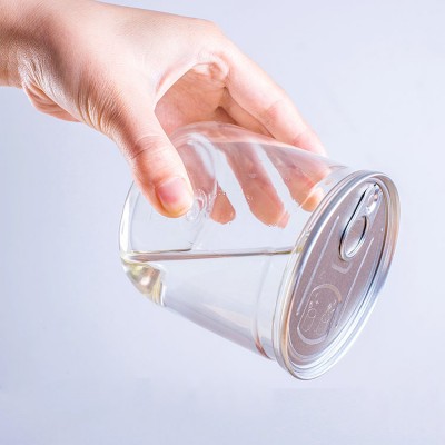 Pop Top Pop-top Ring Pull Storage Jar Foods Wide Mouthed Plastic Easy Open Can For Dried Fruit