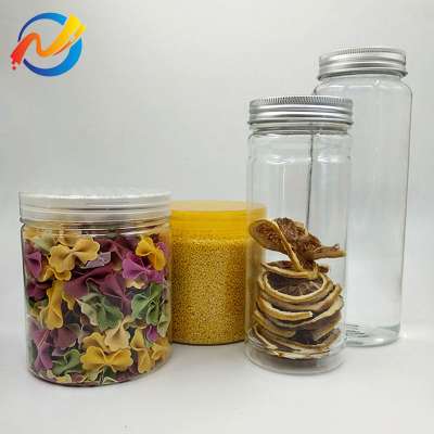 food grade screw cap plastic jars with lids